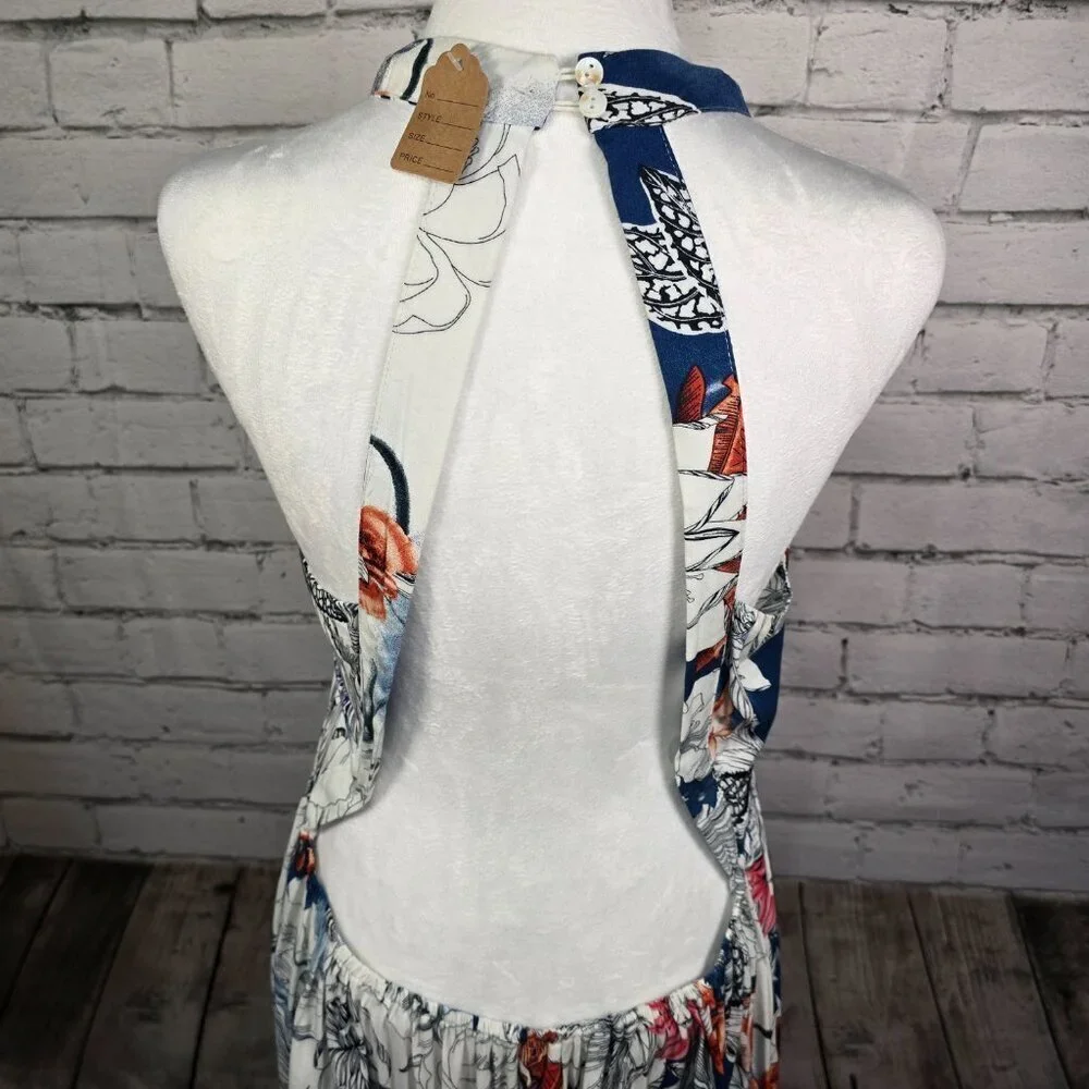 JAASE ENDLESS BOHEMIAN MAXI DRESS MAGNIOLIA PRINT FLORAL SIZE XL NWT - Picture 10 of 10